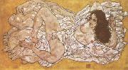 Egon Schiele Liegende Frau (mk12) oil on canvas